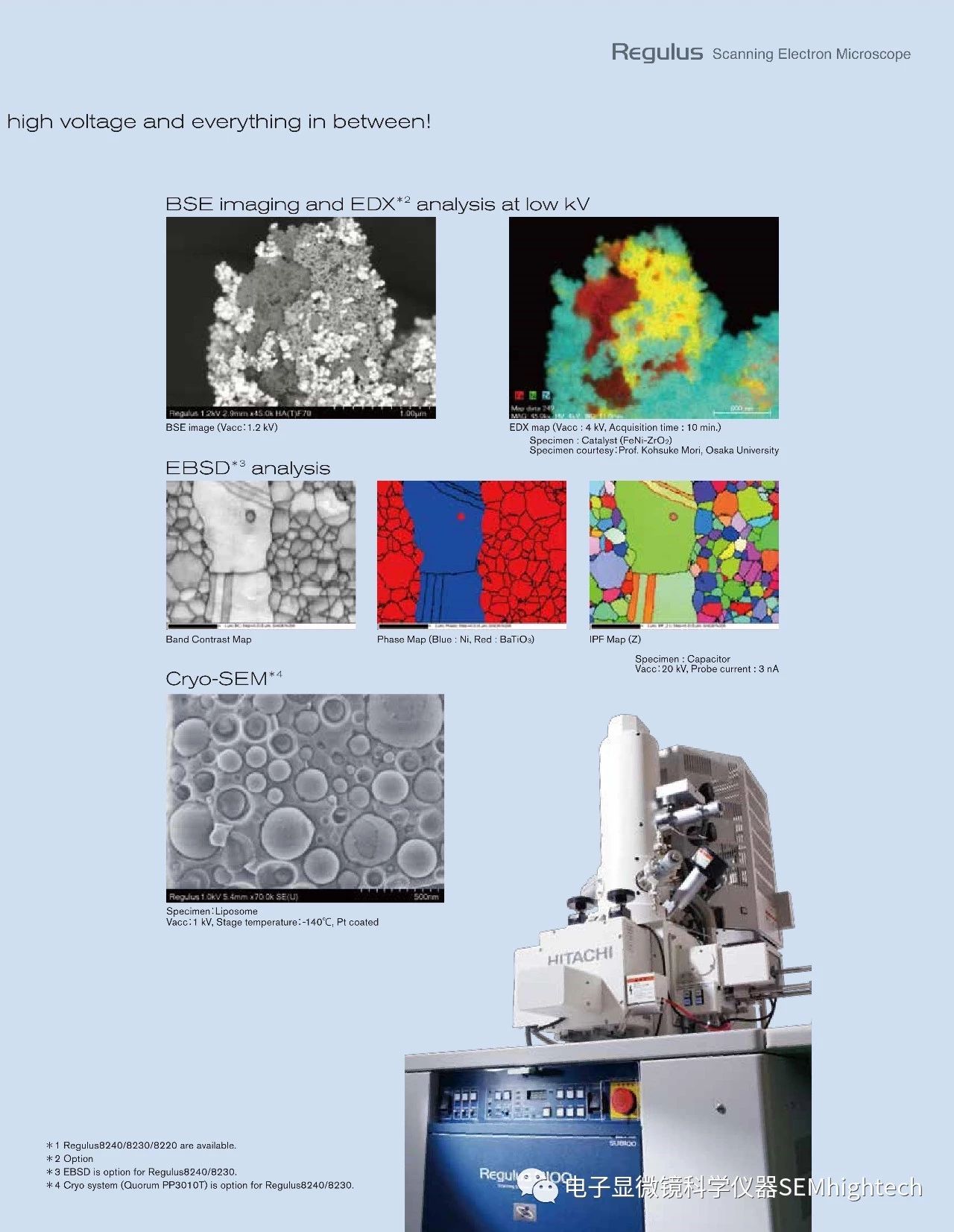 Regulus系列 (超高分辨場(chǎng)發(fā)射掃描電子顯微鏡)